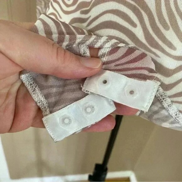 Primark Sheer Stretchy Bodysuit Women’s Size Small - Picture 2 of 7